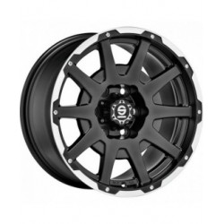 Dakar Matt Black Lip Polished+Rivets