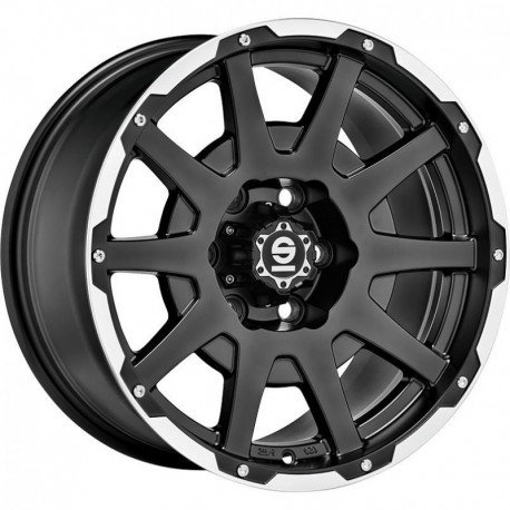 Dakar Matt Black Lip Polished+Rivets