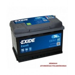EXIDE 74AH 680A