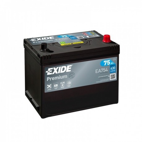 EXIDE EXIDE 75AH 630A Akumuliatoriai