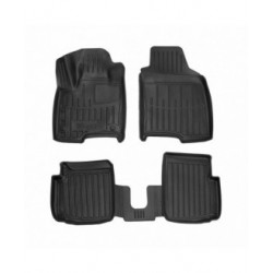 Kilimėliai 3D FIAT Panda III 312/319 2012-2024, 4 vnt. juodi /5006114