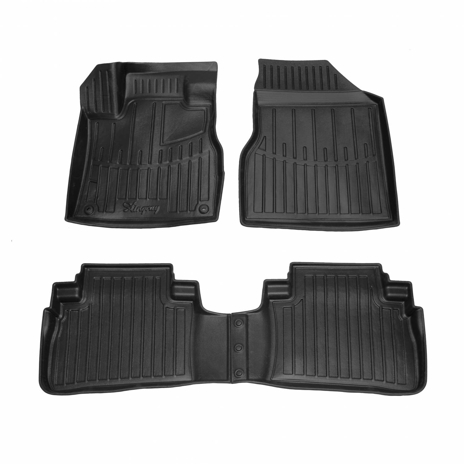  Kilimėliai 3D NISSAN Murano Z51 2008-2014, 4 vnt. juodi /5014324 Automobiliniai kilimėliai