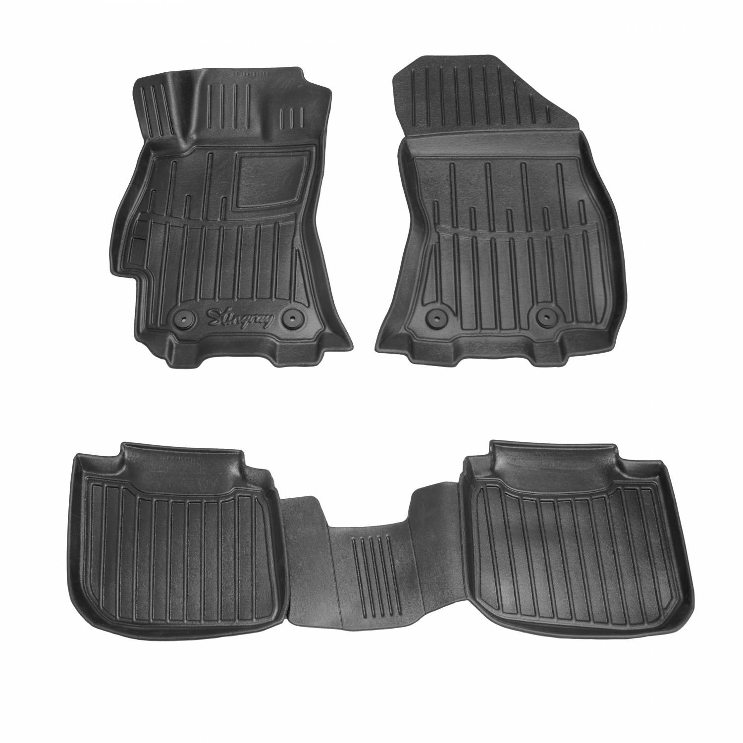  Kilimėliai 3D SUBARU Outback BS 2014-2020, 4 vnt. juodi /5029074 Automobiliniai kilimėliai