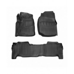 Kilimėliai 3D TOYOTA Land Cruiser 100 1998-2007, 3 vnt. juodi /5022483