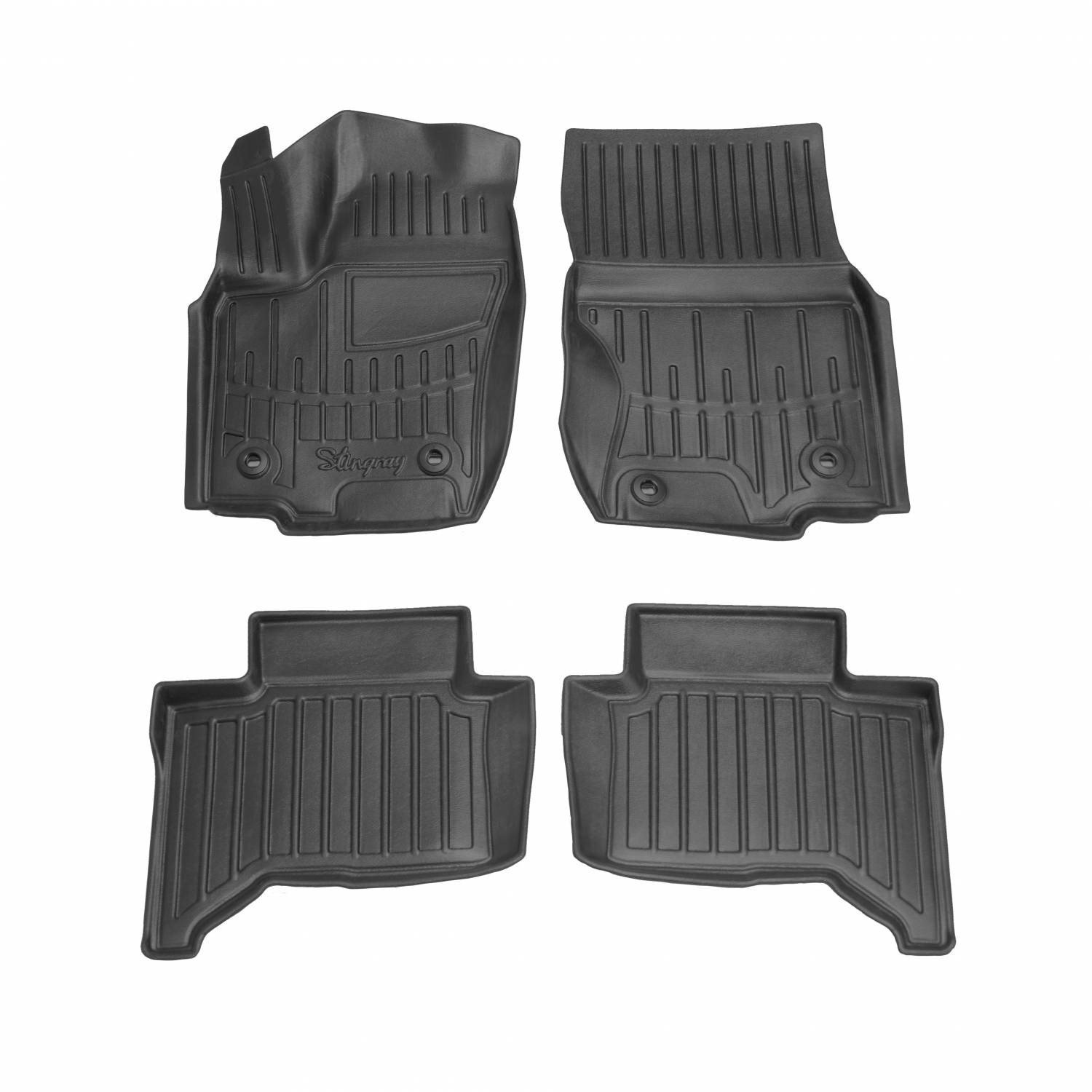  Kilimėliai 3D TOYOTA Land Cruiser Prado J250 2023-, 4 vnt. juodi /5022524 Automobiliniai kilimėliai