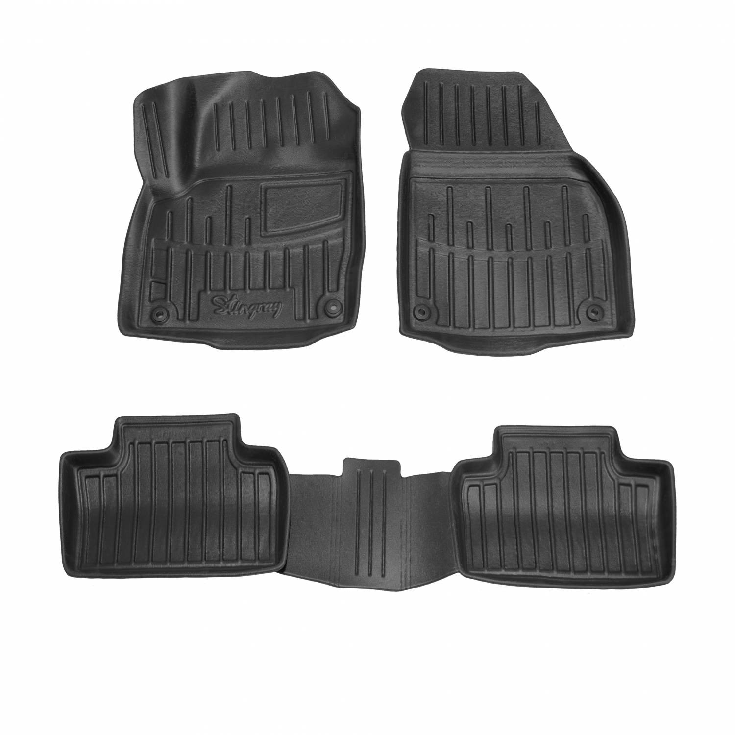  Kilimėliai 3D LAND ROVER RANGE ROVER Evoque L538 2011-2018, 4 vnt. juodi /5047054 Automobiliniai kilimėliai