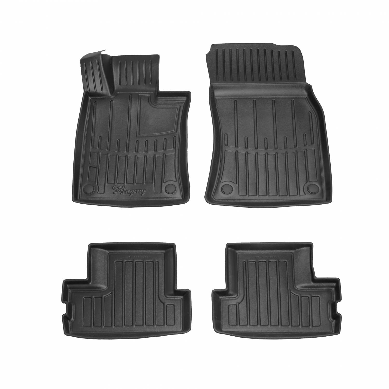  Kilimėliai 3D MINI Cooper II R56 2006-2014, 4 vnt. juodi /5032014 Automobiliniai kilimėliai