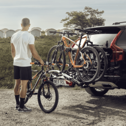 Dviračių laikiklis Velocompact, 2 dviračių 13 pin Dviračių laikiklis Velocompact, 2 dviračių 13 pin