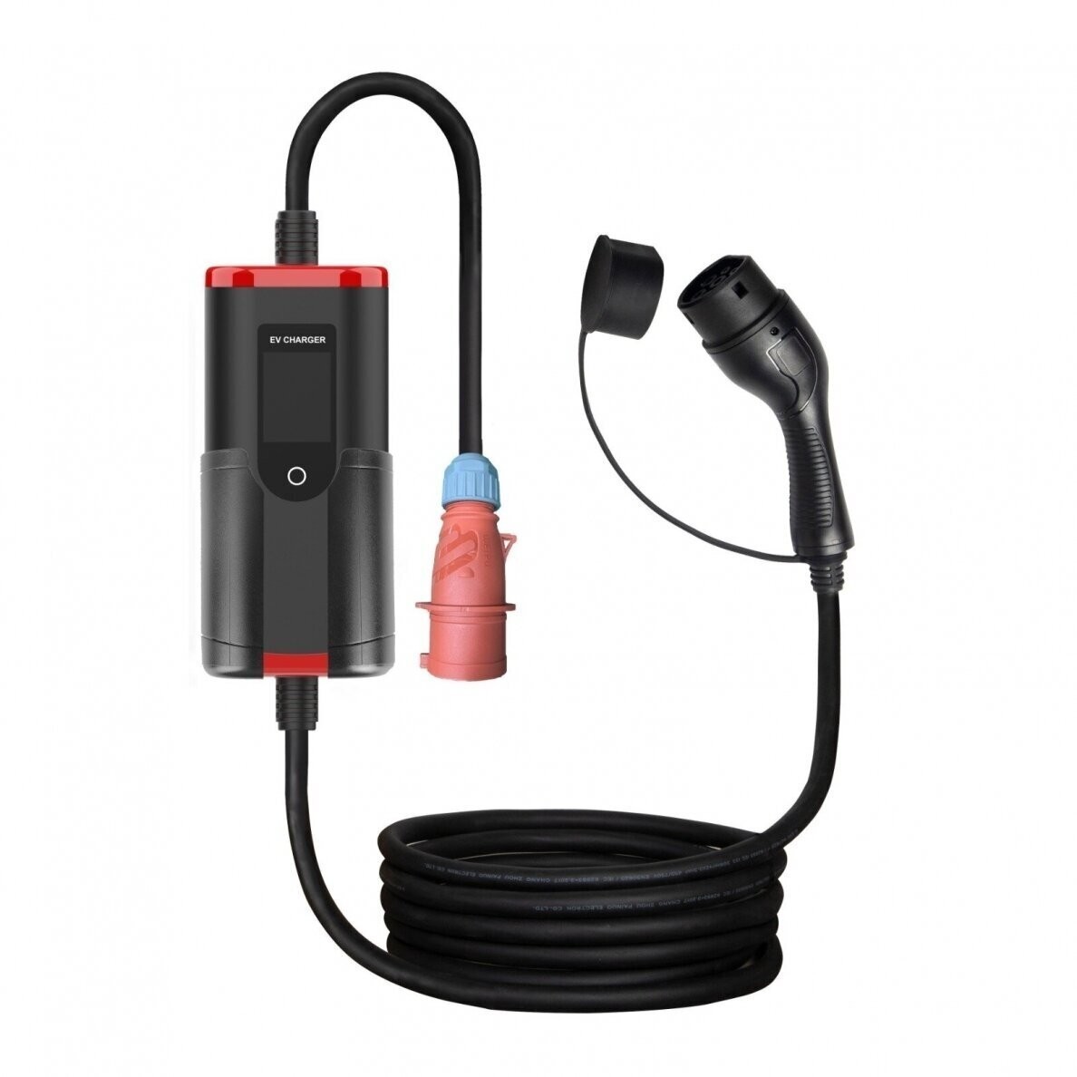 Įkrovimo laidas 480 V - type 2 ( 16A, 3 fazės 11 kW)