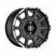 Dakar Matt Black Lip Polished+Rivets
