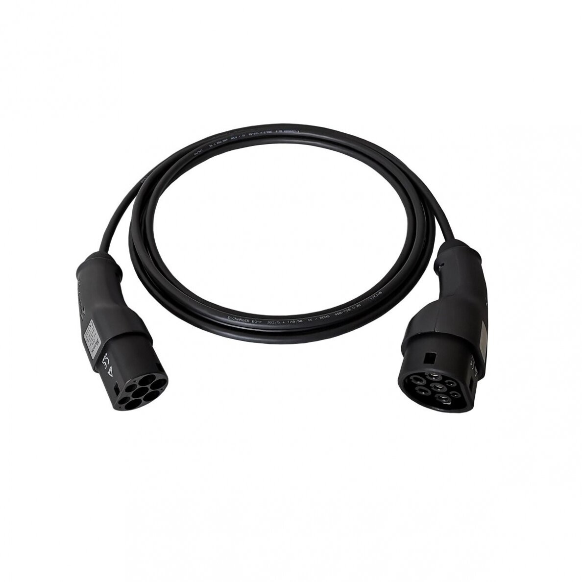 Įkrovimo laidas elektromobiliui Type 2 – Type 2 (16A, 3 fazės) Įkrovimo laidas elektromobiliui Type 2 – Type 2 (16A, 3 fazės)