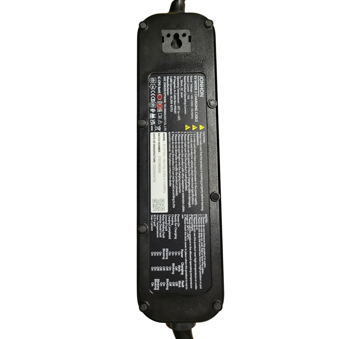 Įkrovimo laidas elektromobiliui (BYD) 220V – Type 2 (13A)