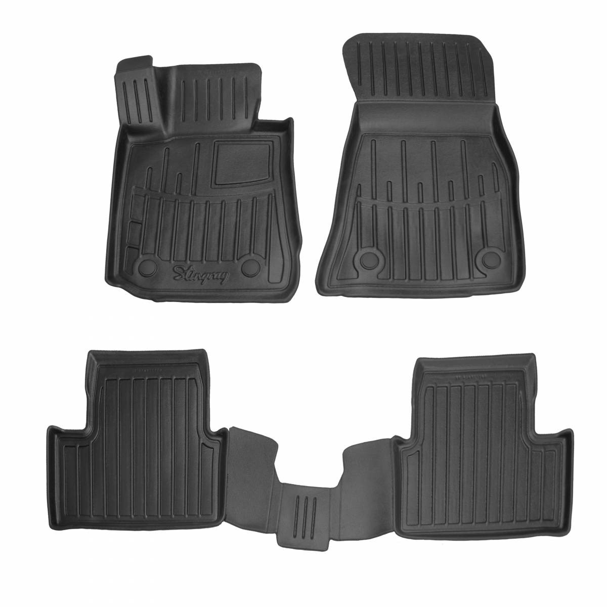  Kilimėliai 3D BMW i4 G26 2022-, 4 vnt. juodi /5027294 Automobiliniai kilimėliai