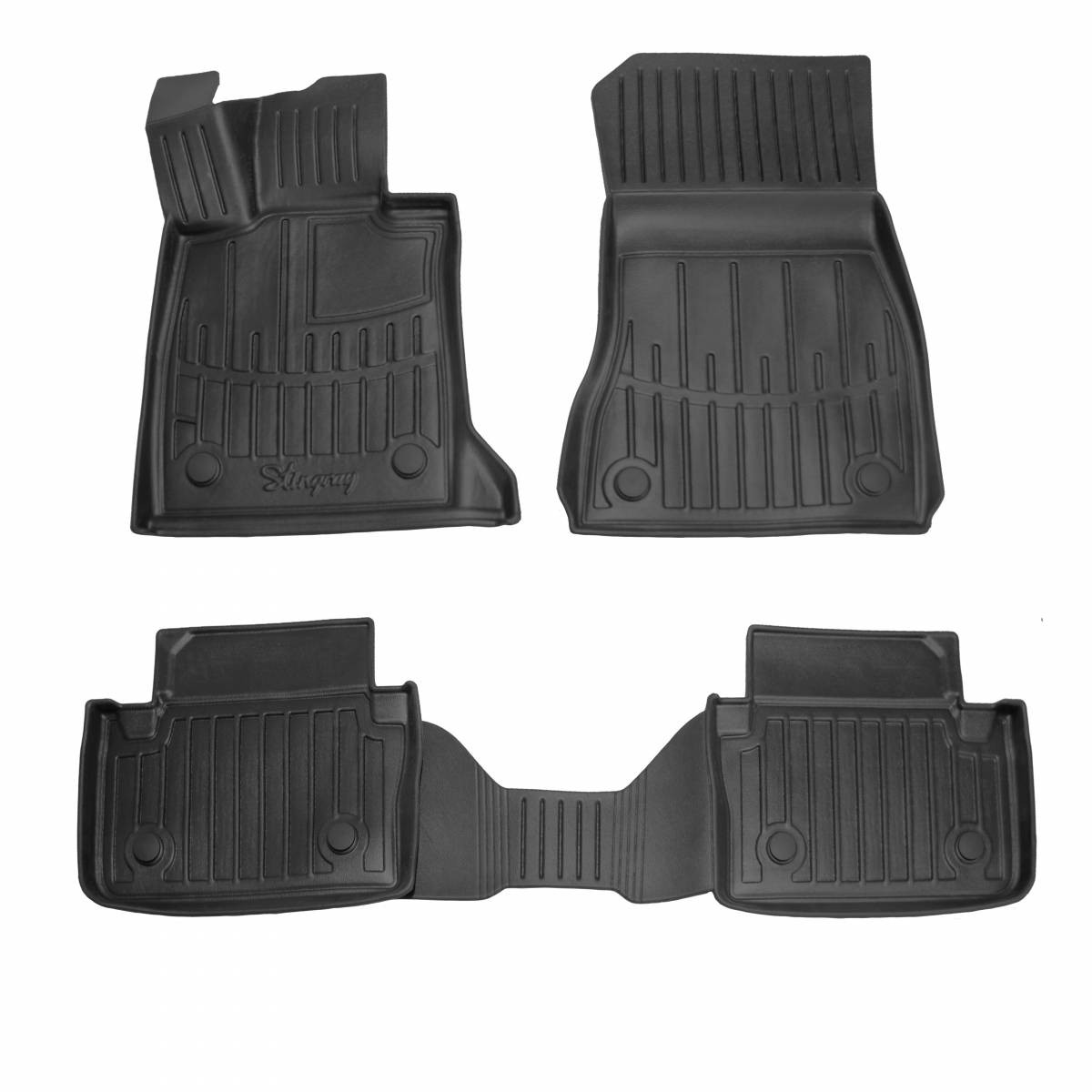  Kilimėliai 3D BMW i5 G60E 2024-, 4 vnt. juodi /5027264 Automobiliniai kilimėliai