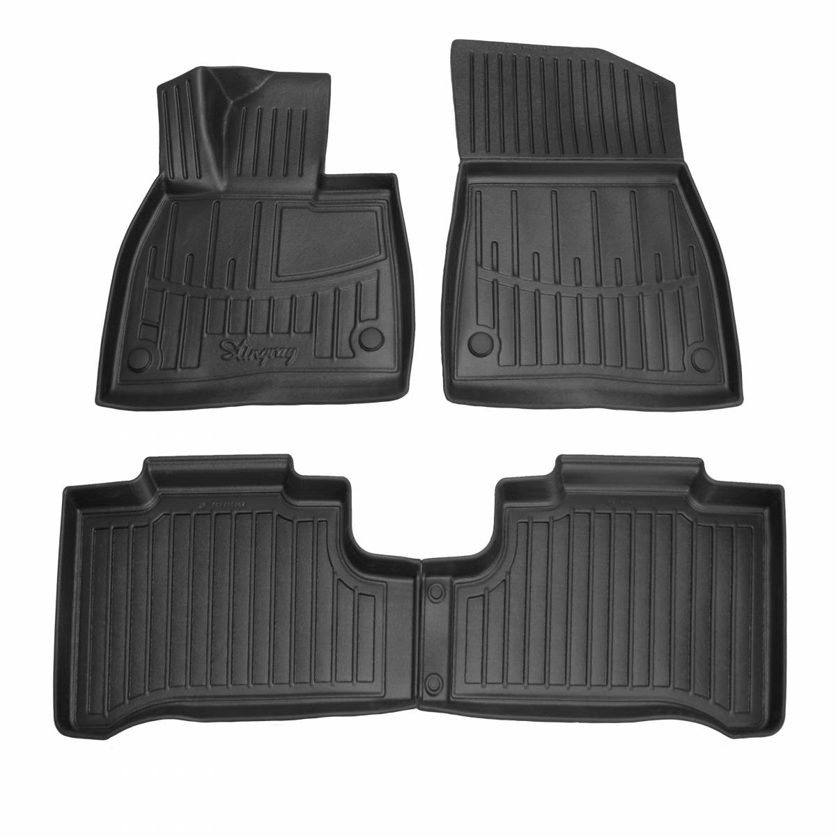  Kilimėliai 3D MERCEDES BENZ X294 EQE 2023-, 4 vnt. juodi /5012354 Automobiliniai kilimėliai