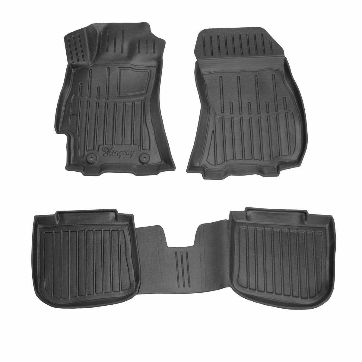  Kilimėliai 3D SUBARU Outback BM 2009-2014, 4 vnt. juodi /5029084 Automobiliniai kilimėliai