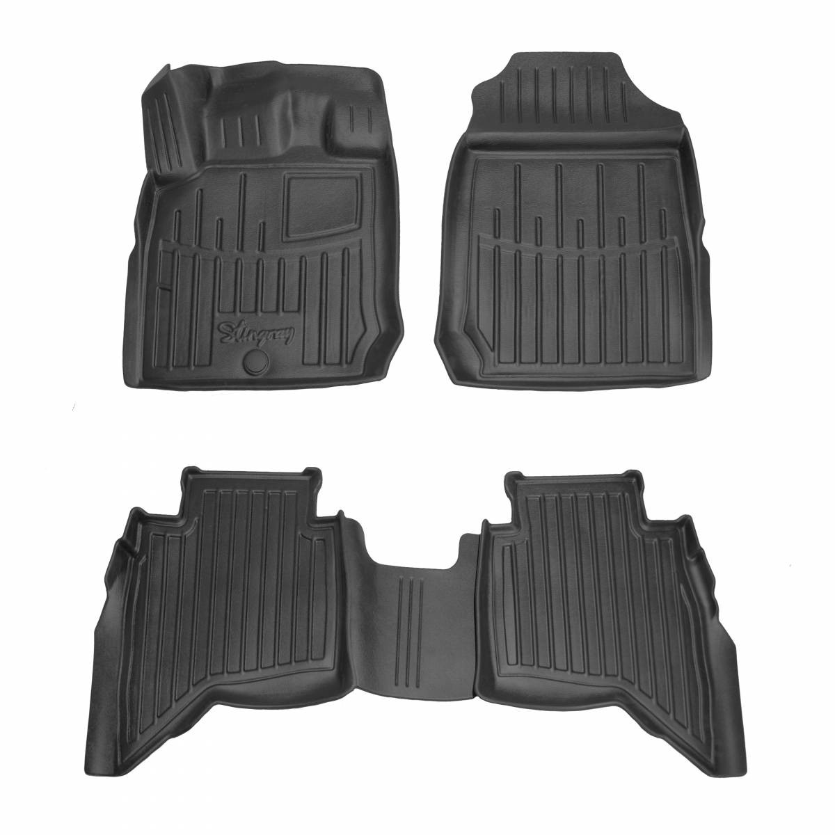 Kilimėliai 3D ISUZU D-Max RG 2019-, 4 vnt. juodi /5063034 Automobiliniai kilimėliai