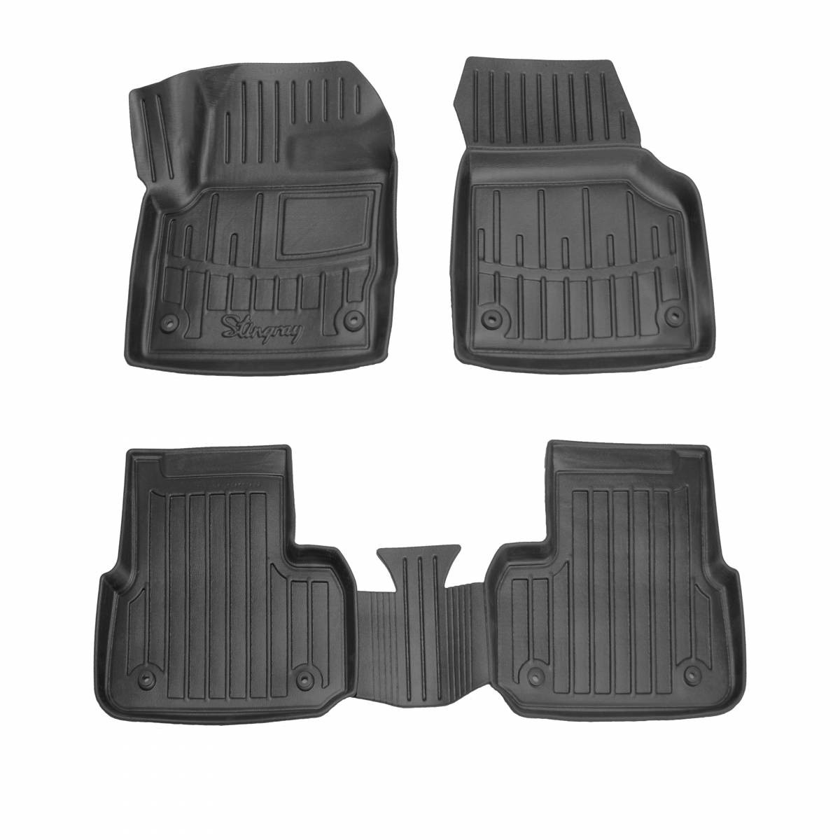  Kilimėliai 3D LAND ROVER Discovery Sport L550 2014-2019, 4 vnt. juodi /5047034 Automobiliniai kilimėliai