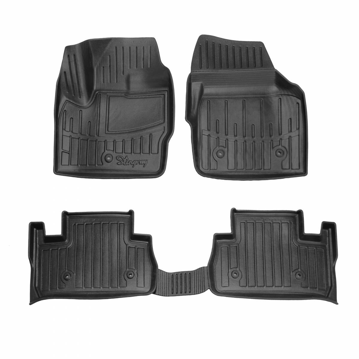  Kilimėliai 3D LAND ROVER Freelander II L359 2006-2014, 4 vnt. juodi /5047014 Automobiliniai kilimėliai