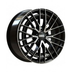 Kari Glossy Black Machined