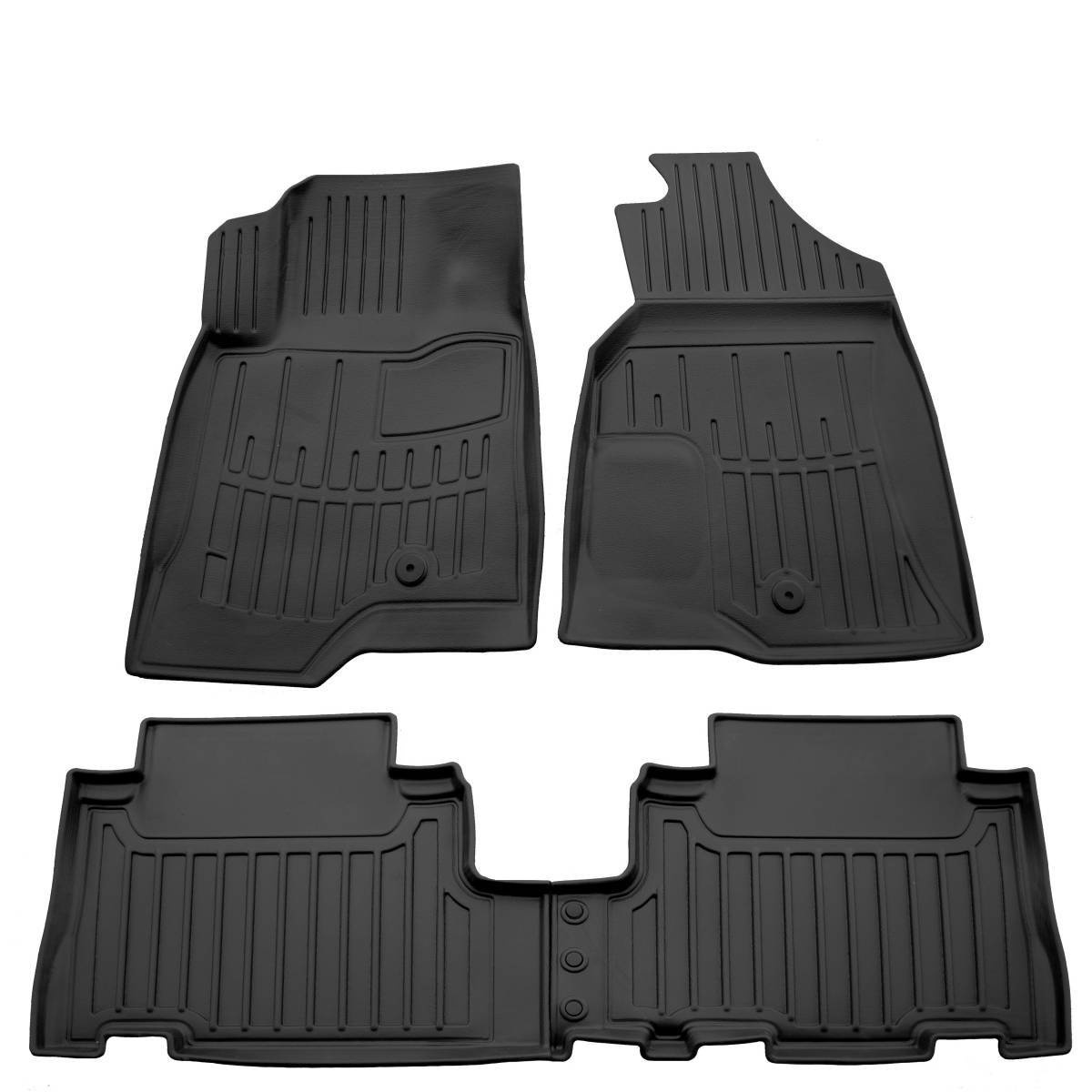  Kilimėliai 3D CHEVROLET Captiva 2006-2018, 4 vnt. juodi /5015154 Automobiliniai kilimėliai