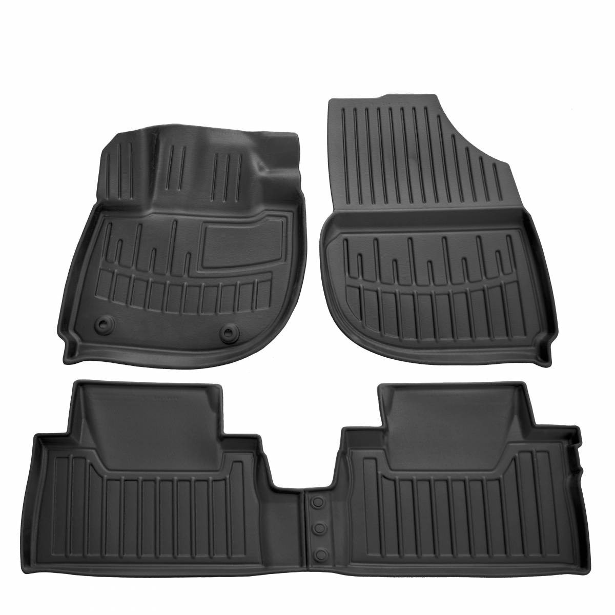  Kilimėliai 3D HONDA e:NP1 2022-, 4 vnt. juodi /5008074 Automobiliniai kilimėliai