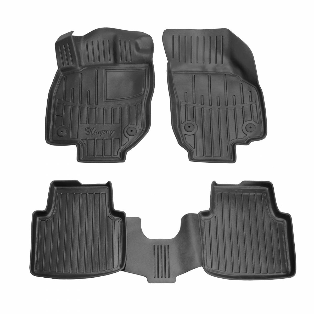  Kilimėliai 3D VOLKSWAGEN Passat B9 2023-, 4 vnt. juodi /5020174 Automobiliniai kilimėliai