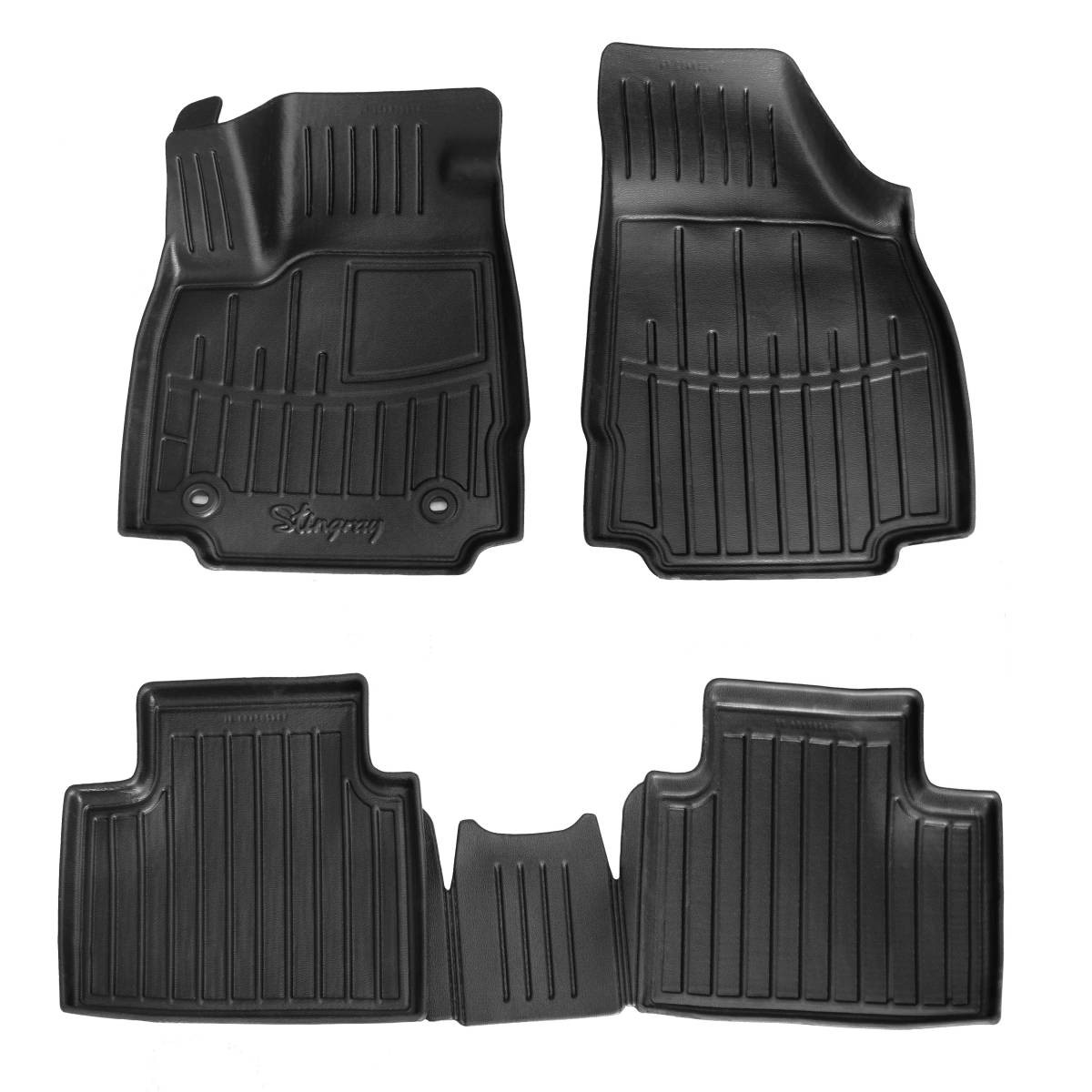  Kilimėliai 3D MG 3 2024-, 4 vnt. juodi /5062094 Automobiliniai kilimėliai