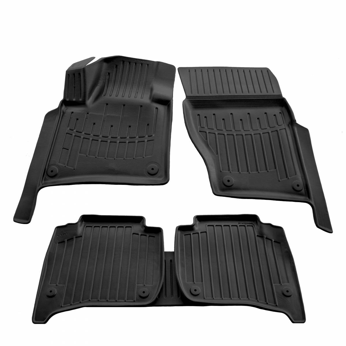  Kilimėliai 3D PORSCHE Cayenne 92A 2010-2017, 5 vnt. juodi /5024195 Automobiliniai kilimėliai