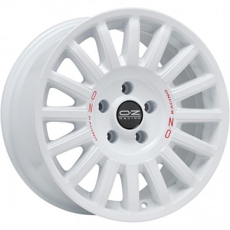 OZ Racing RALLY RAID RACE WHITE RED LETTERING Ratlankiai