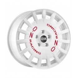 Rally Racing Race White Red Lettering