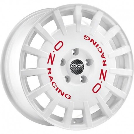 Rally Racing Race White Red Lettering