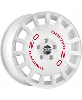 Rally Racing Race White Red Lettering