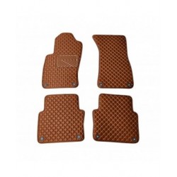 Kilimėliai QuiltyMats AUDI A8 2002-2009 (D3) (4 vnt.), Brown-Brown /55-14