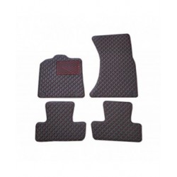 Kilimėliai QuiltyMats AUDI Q5 2008-2016 (4 vnt.), Black-Red /16-14