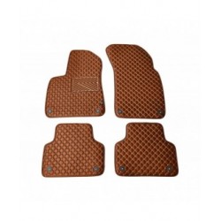 Kilimėliai QuiltyMats AUDI Q7 2015- (4 vnt.), Brown-Brown /55-14