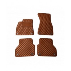 Kilimėliai QuiltyMats AUDI A7 2018-2025 (4 vnt.), Brown-Brown /55-14