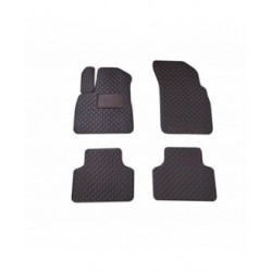 Kilimėliai QuiltyMats AUDI Q8 2018- (4 vnt.), Black-Red /16-14