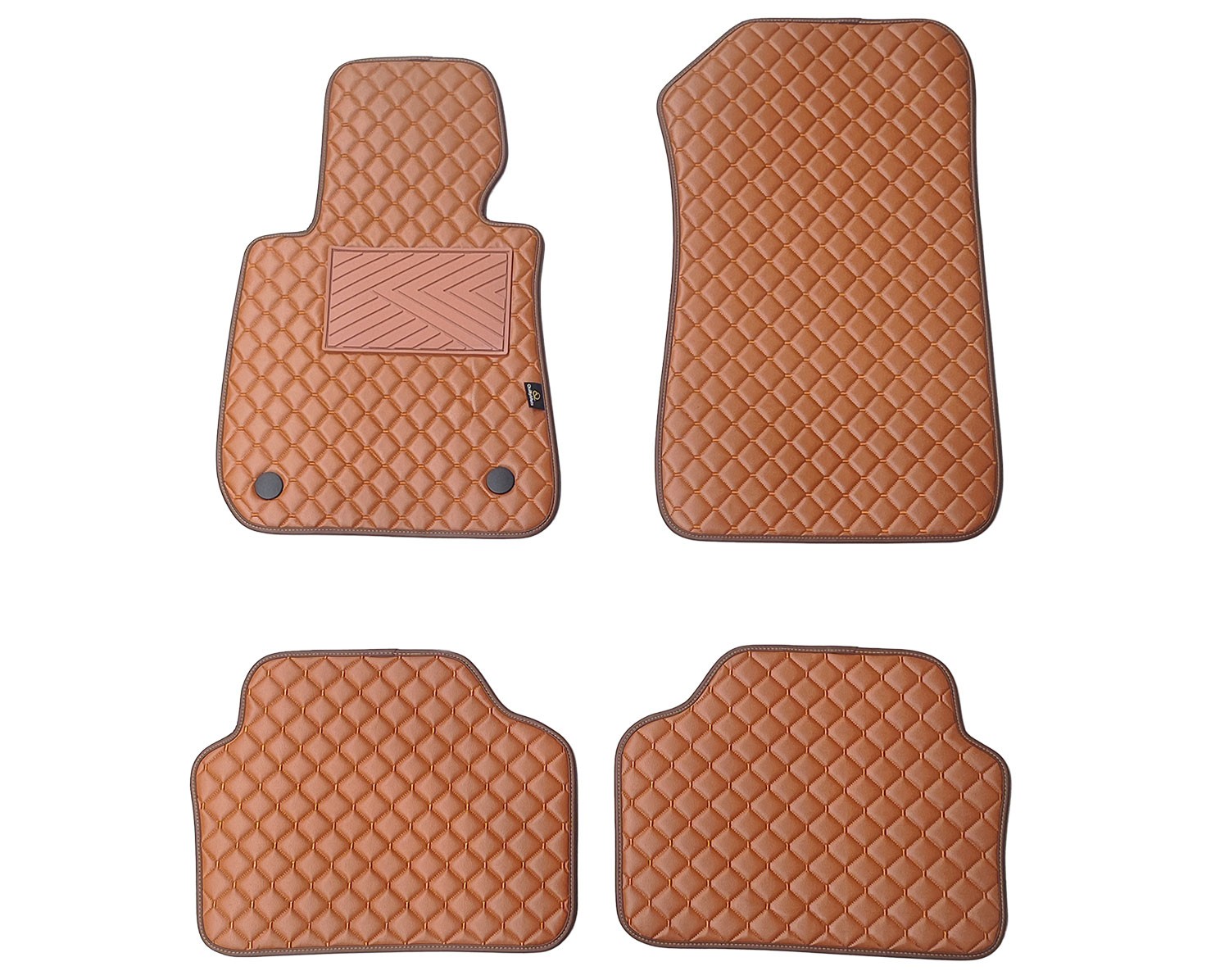  Kilimėliai QuiltyMats BMW 3 ser. 2005-2012 (E90/E91) (4 vnt.), Brown-Brown /55-14 Automobiliniai kilimėliai