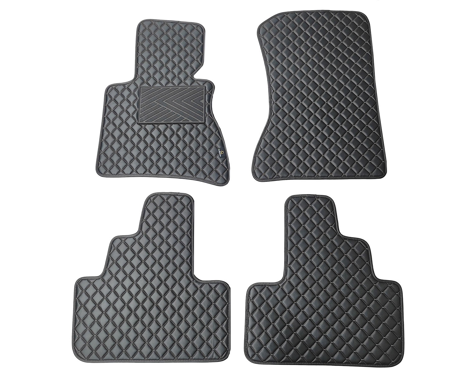  Kilimėliai QuiltyMats BMW X3 2003-2010 (E83) (4 vnt.), Black-Black /11-14 Automobiliniai kilimėliai
