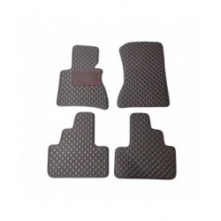 Kilimėliai QuiltyMats BMW X3 2003-2010 (E83) (4 vnt.), Black-Red /16-14