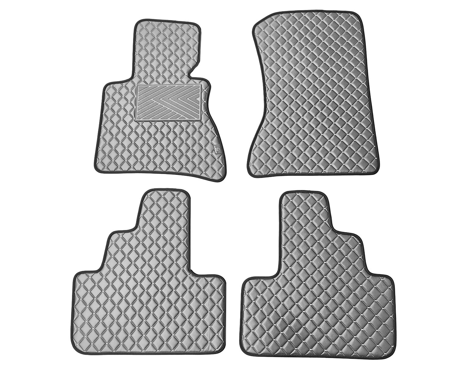  Kilimėliai QuiltyMats BMW X3 2003-2010 (E83) (4 vnt.), D.Gray-Gray /33-14 Automobiliniai kilimėliai