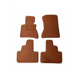 Kilimėliai QuiltyMats BMW X3 2003-2010 (E83) (4 vnt.), Brown-Brown /55-14
