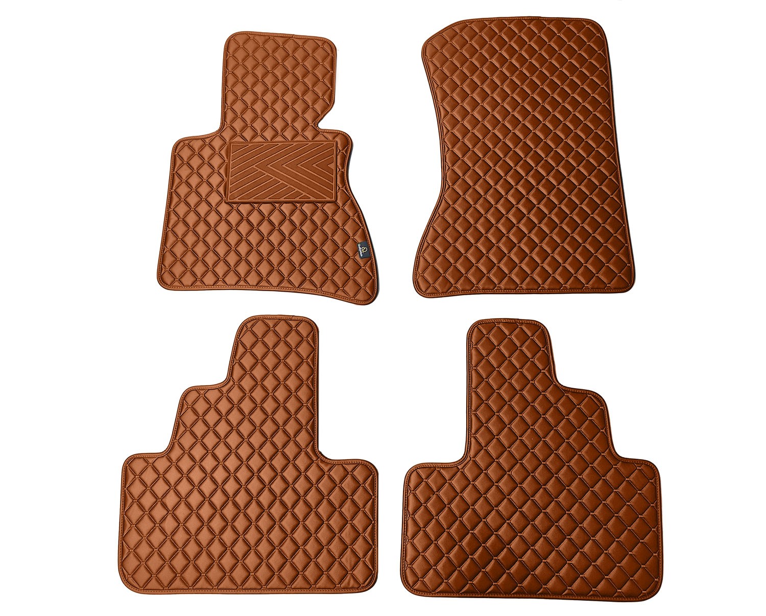  Kilimėliai QuiltyMats BMW X3 2003-2010 (E83) (4 vnt.), Brown-Brown /55-14 Automobiliniai kilimėliai