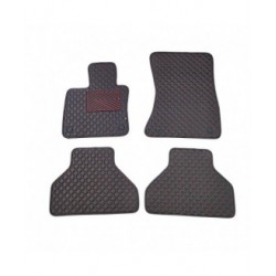 Kilimėliai QuiltyMats BMW X5 2007-2013 (E70) (4 vnt.), Black-Red /16-14
