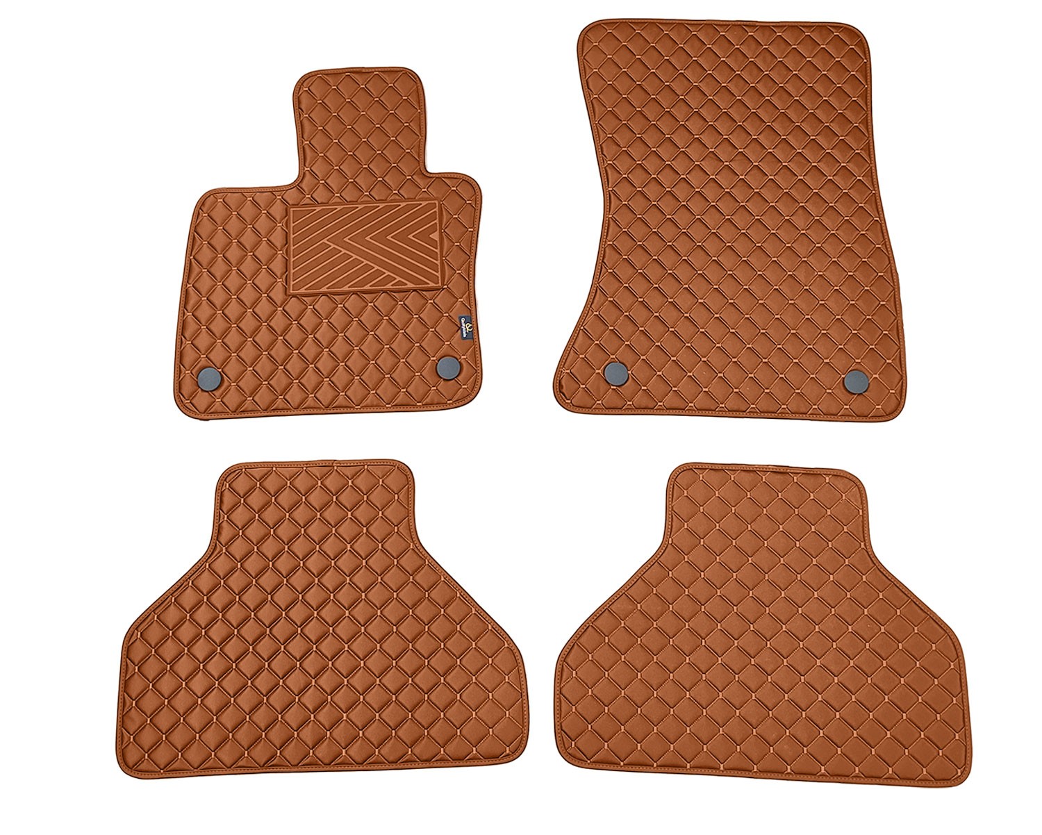  Kilimėliai QuiltyMats BMW X5 2007-2013 (E70) (4 vnt.), Brown-Brown /55-14 Automobiliniai kilimėliai