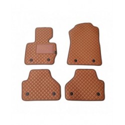 Kilimėliai QuiltyMats BMW X4 2014-2018 (F26) (4 vnt.), Brown-Brown /55-14