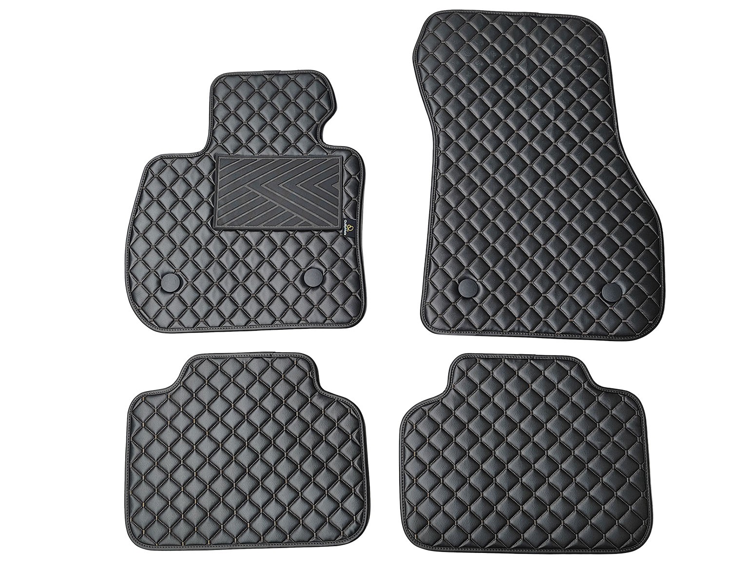 Kilimėliai QuiltyMats BMW 2 ser. 2014-2021 (F45) (4 vnt.), Black-Black /11-14 Automobiliniai kilimėliai Kilimėliai QuiltyMats BMW 2 ser. 2014-2021 (F45) (4 vnt.), Black-Black /11-14 Automobiliniai kilimėliai