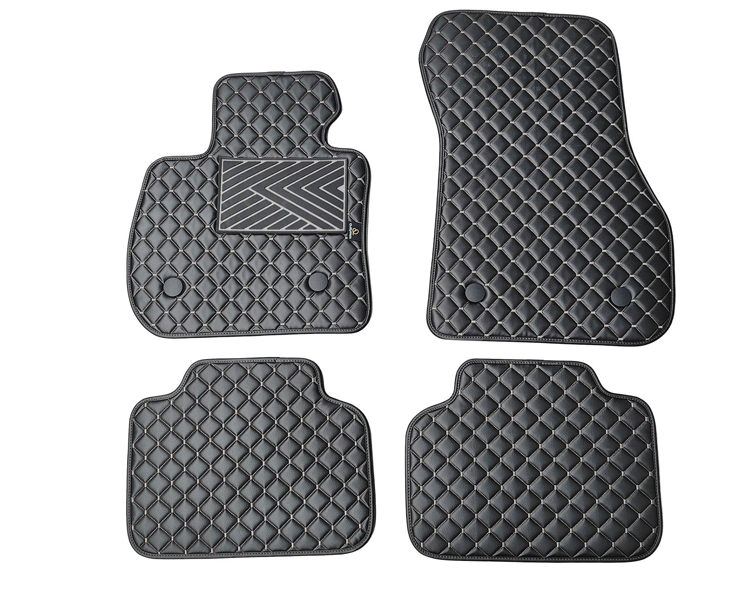 Kilimėliai QuiltyMats BMW 2 ser. 2014-2021 (F45) (4 vnt.), Black-Gray /13-14 Automobiliniai kilimėliai Kilimėliai QuiltyMats BMW 2 ser. 2014-2021 (F45) (4 vnt.), Black-Gray /13-14 Automobiliniai kilimėliai