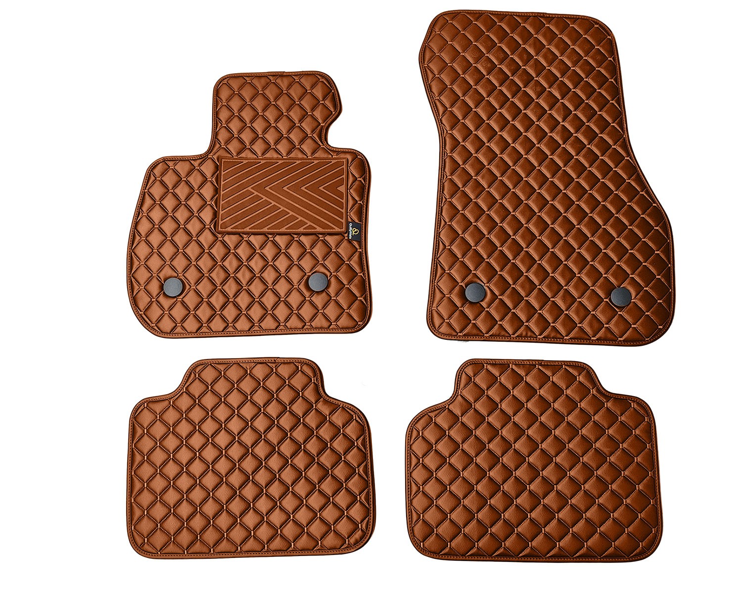 Kilimėliai QuiltyMats BMW 2 ser. 2014-2021 (F45) (4 vnt.), Brown-Brown /55-14 Automobiliniai kilimėliai Kilimėliai QuiltyMats BMW 2 ser. 2014-2021 (F45) (4 vnt.), Brown-Brown /55-14 Automobiliniai kilimėliai